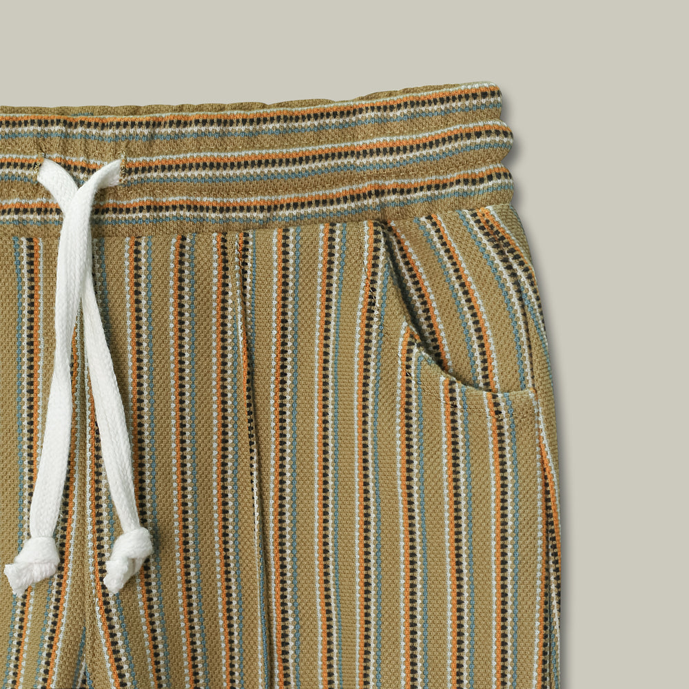 Desert Drift Stripe Henley Set