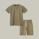 Load image into Gallery viewer, Desert Drift Stripe Henley Set
