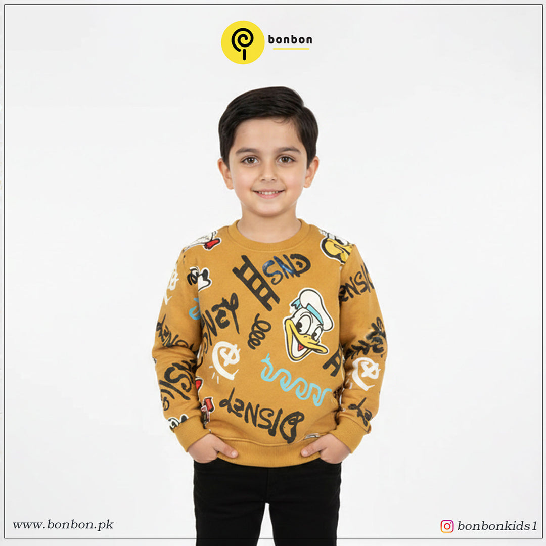 Disney Mustard Brown Sweatshirt
