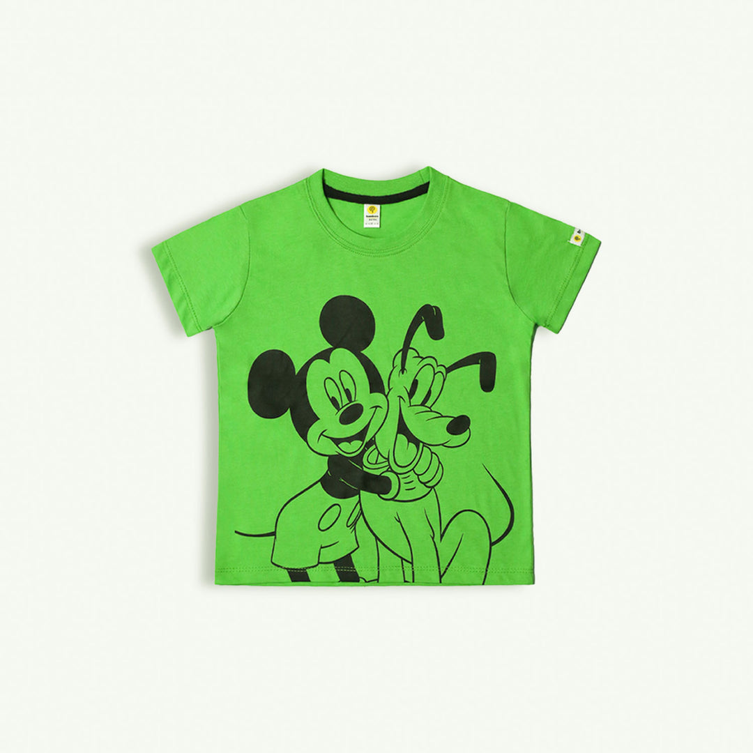 Mickey&Pluto Lime Twinset