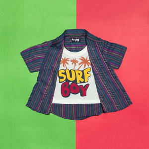 Surf Boy Blue Double Shirt V2