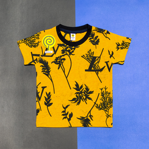 Yellow All-Over Printed Tee