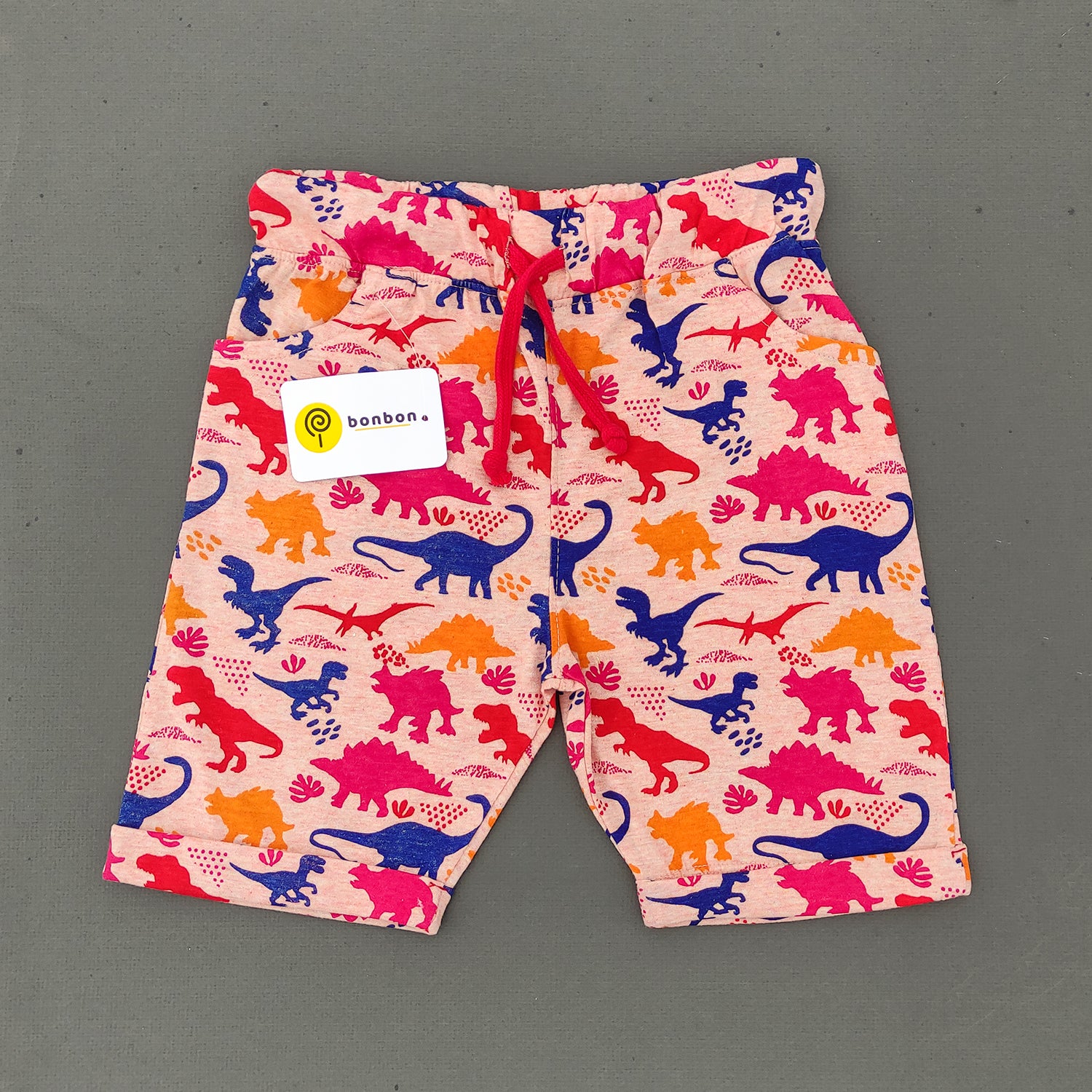 Dino All-Over Printed Shorts