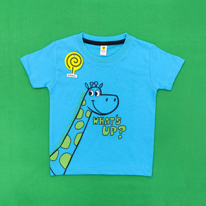 What's Up? Sky Blue Tee