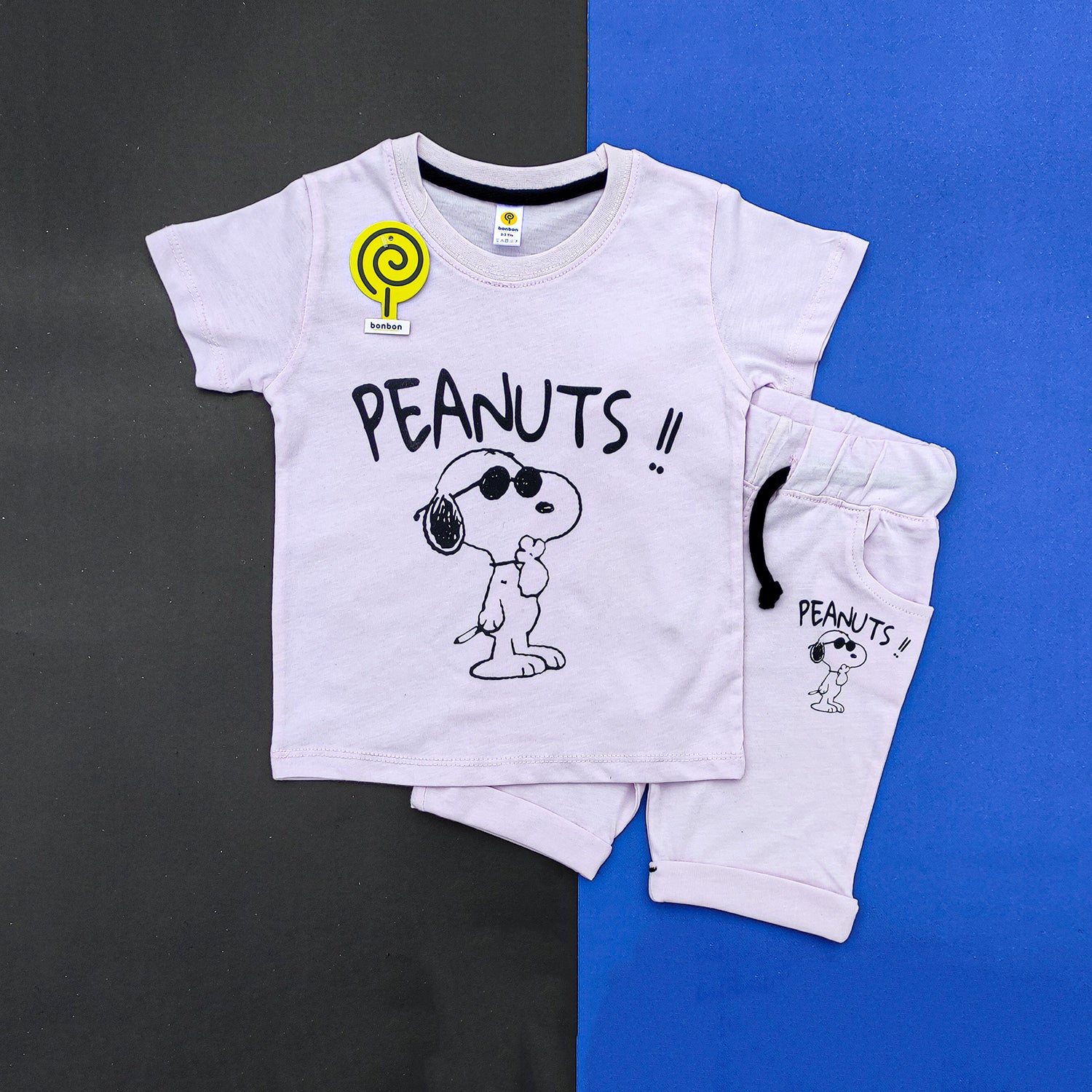 Peanuts!! Baby Pink Twinset