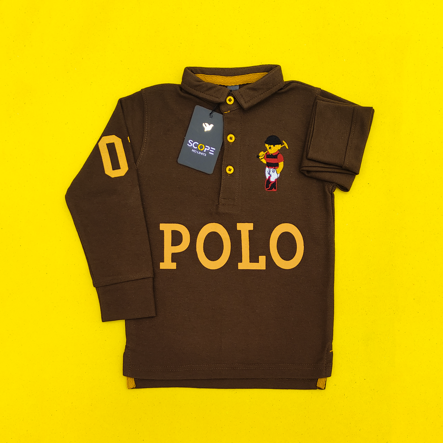 Brown Rugby Polo