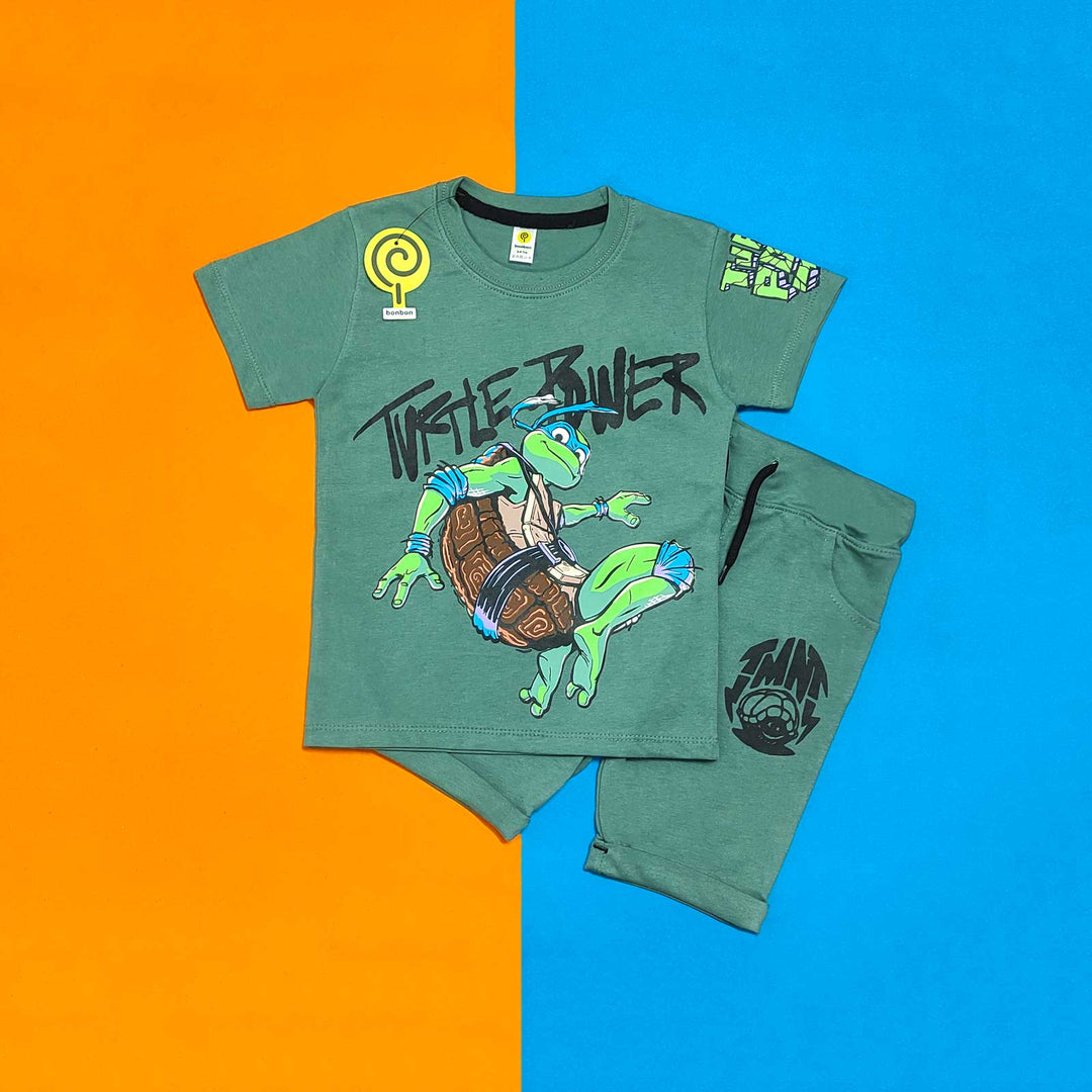 TMNT Hunter Green Twinset