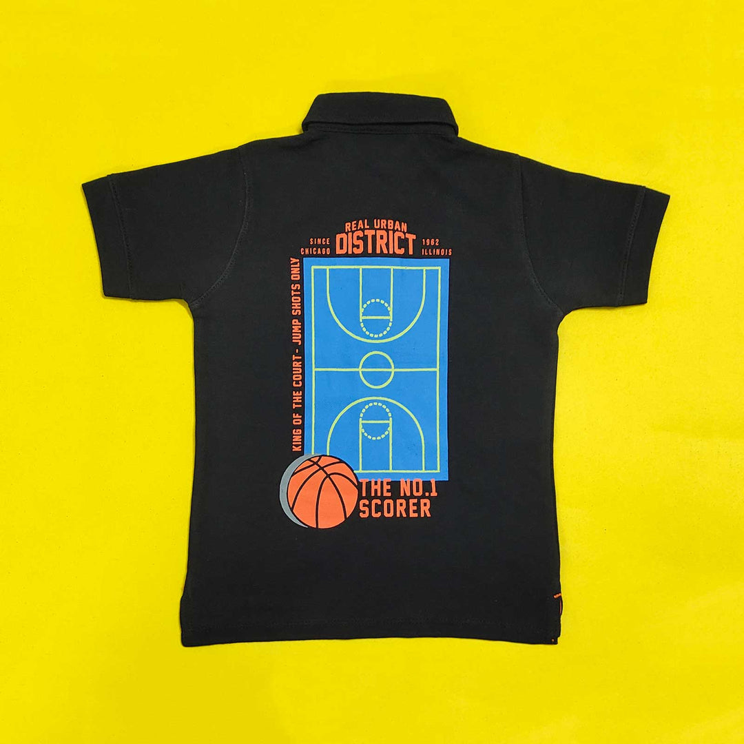 Urban Black Polo