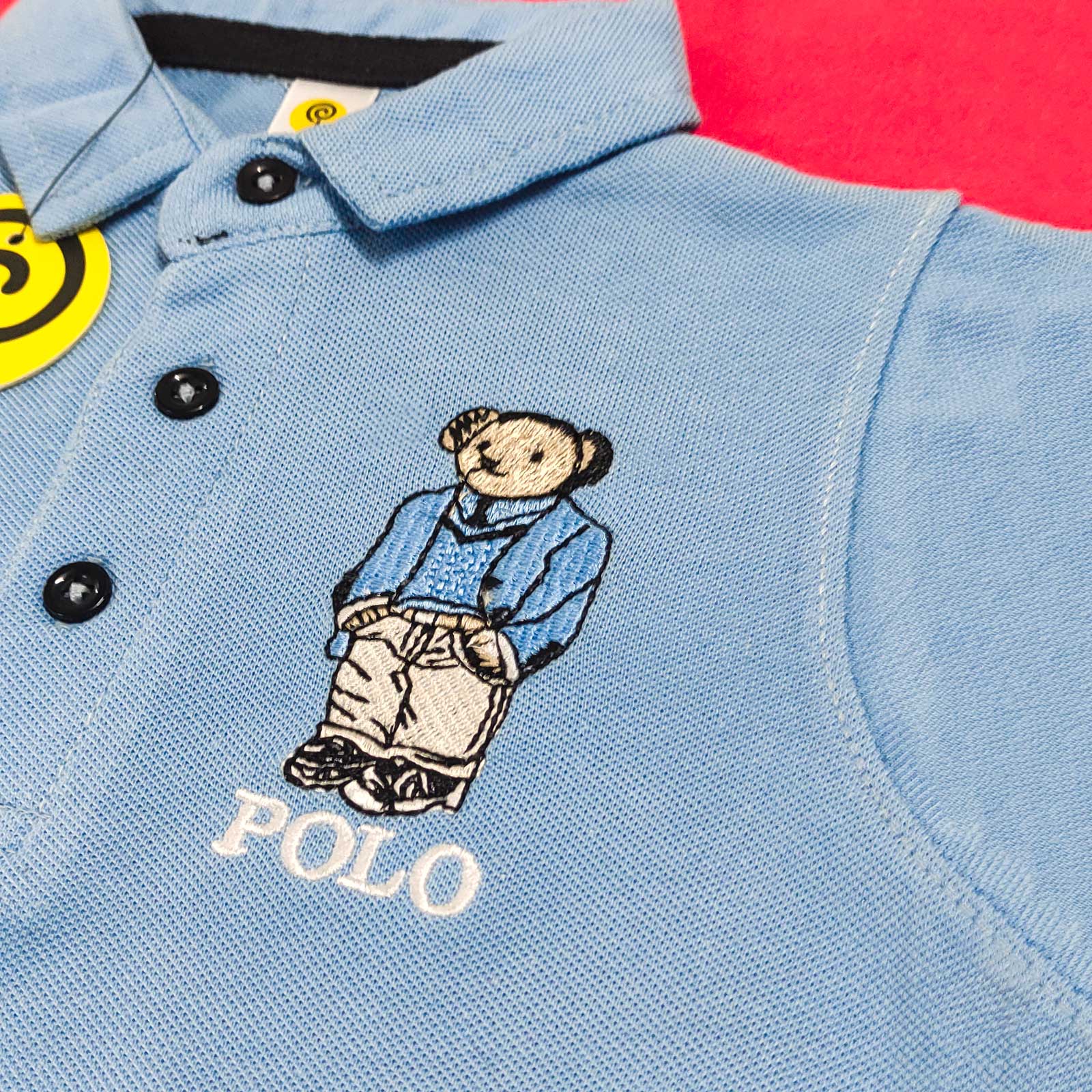 Bear Sky Blue Polo