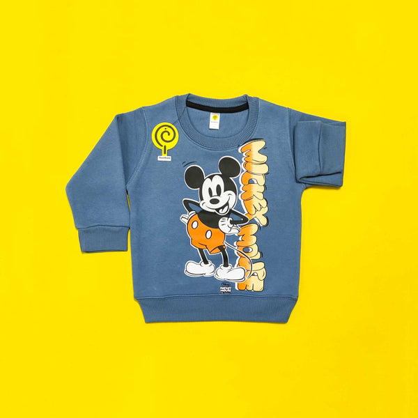 ancellm micky print damage sweat shirts Under Rs.999