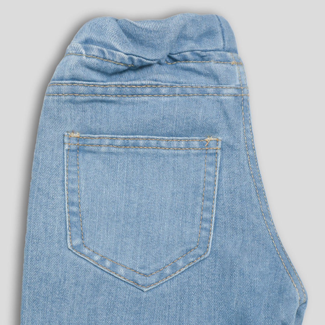 Daisy Light Blue Wide-Leg Pants