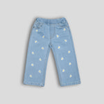 Load image into Gallery viewer, Minnie Pink Daisy Blue Denim Set

