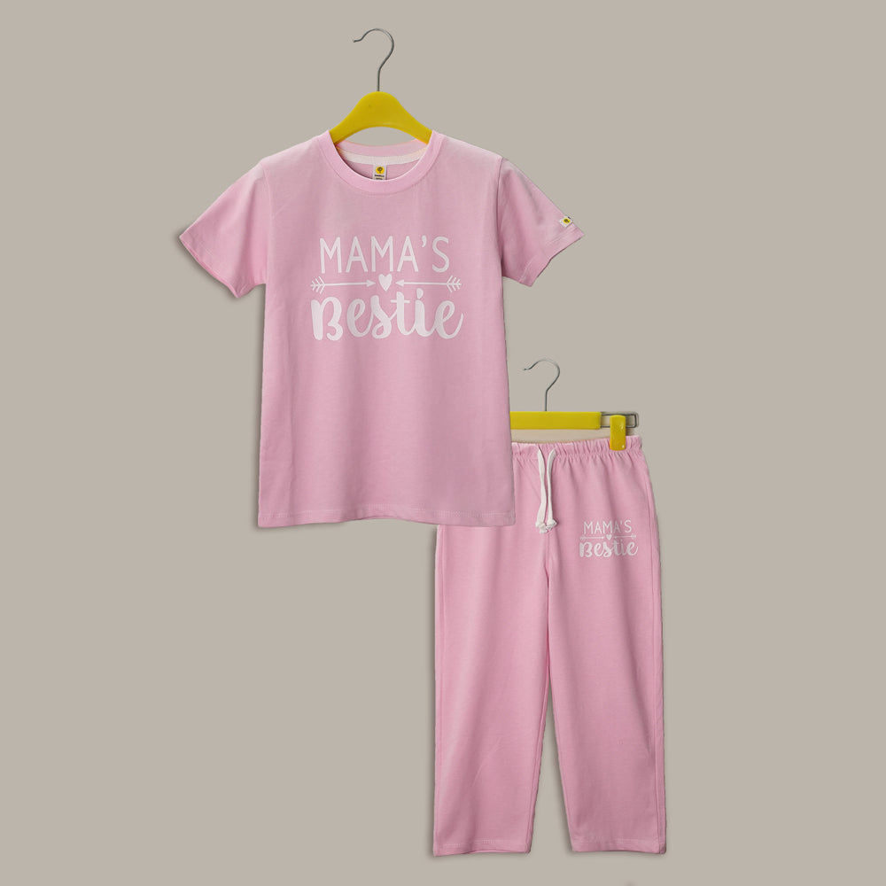 Mama's Bestie Pink PJ's