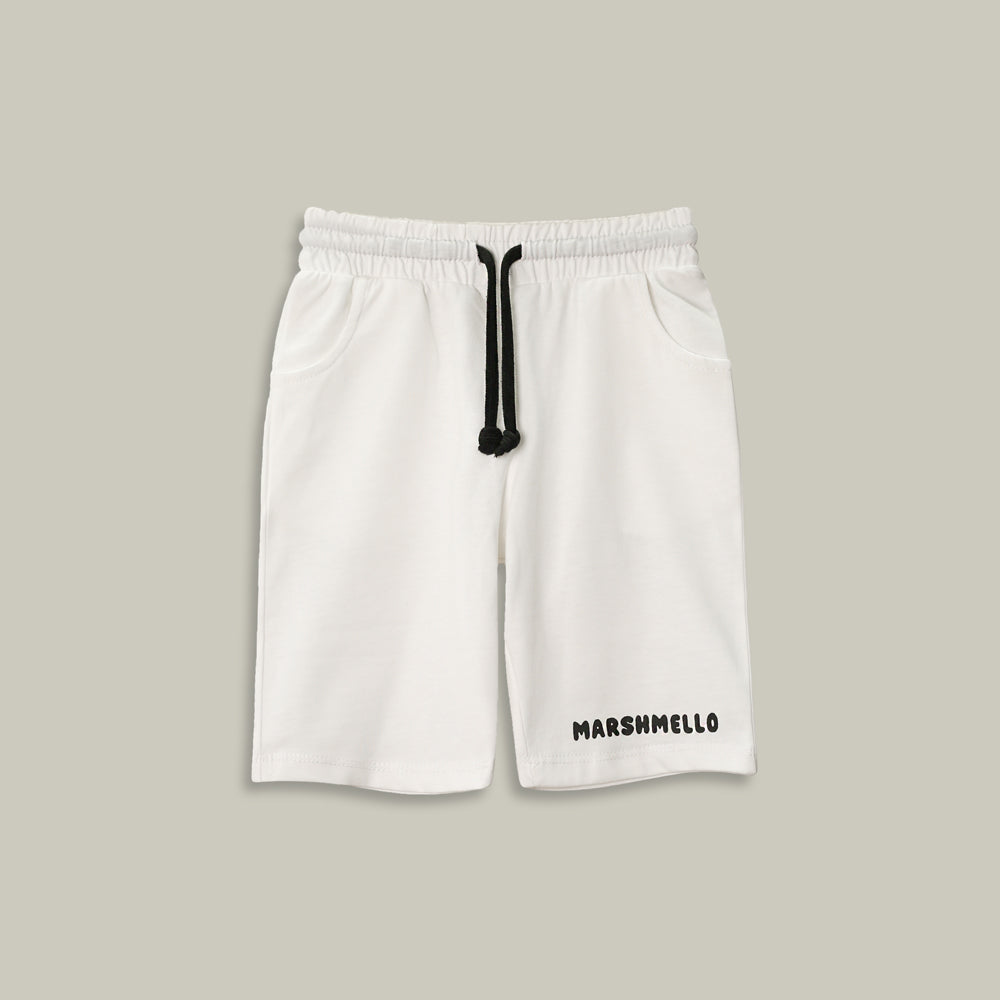 Marshmello White Shorts
