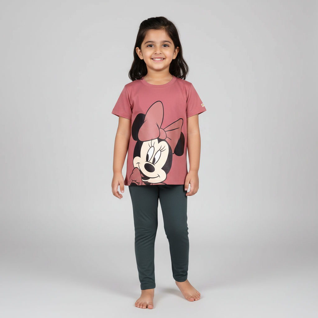 Minnie Pink Grey Set