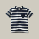 Load image into Gallery viewer, Breeze Navy Stripe Tee
