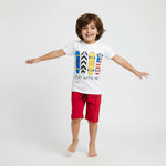 Load image into Gallery viewer, Play With Me White&amp;Red Twinset
