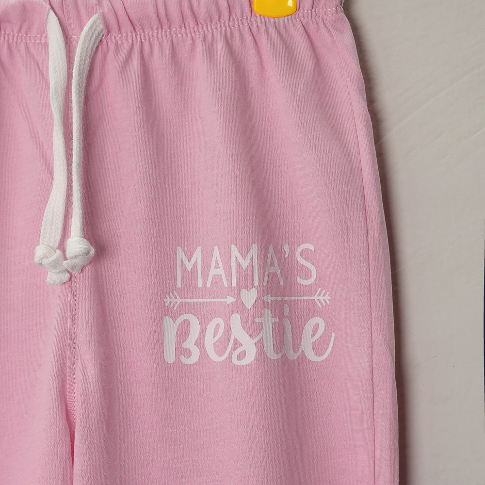 Mama's Bestie Pink PJ's