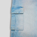 Load image into Gallery viewer, Light Blue Cargo-Pants
