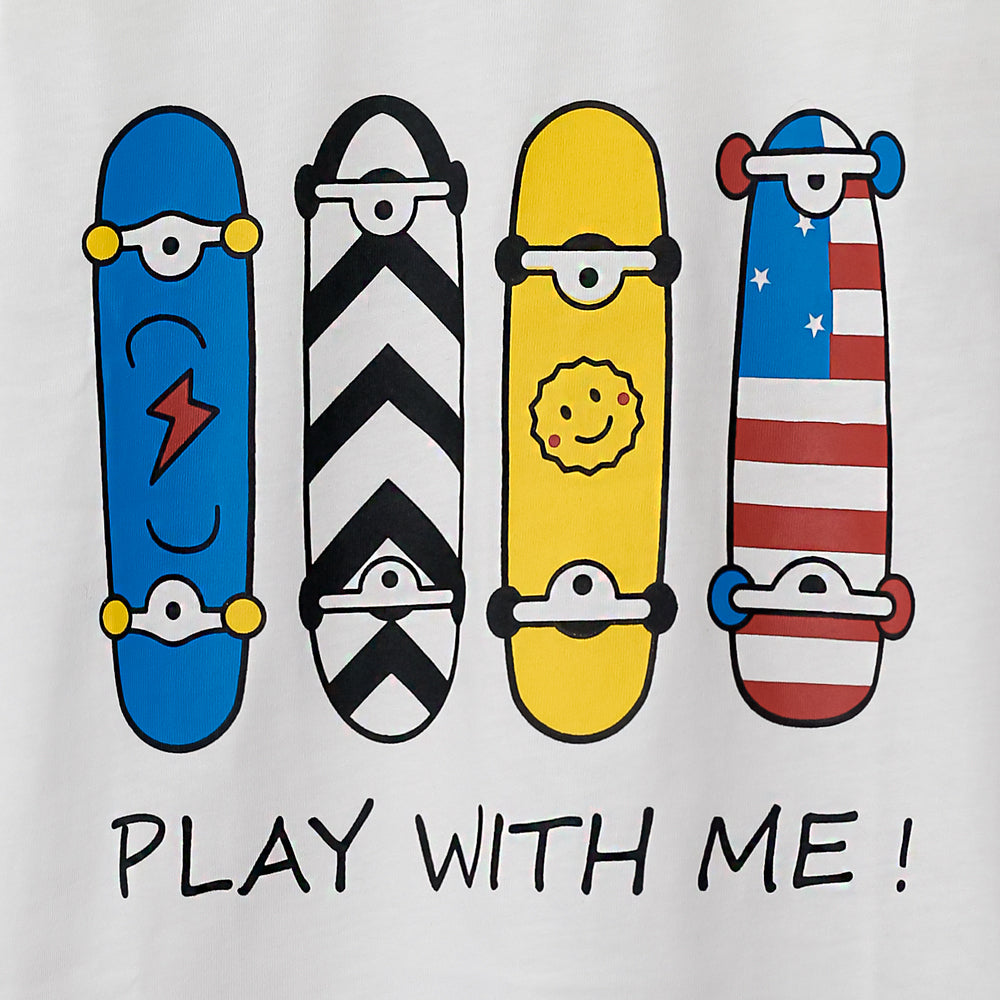 Play With Me White&Red Twinset