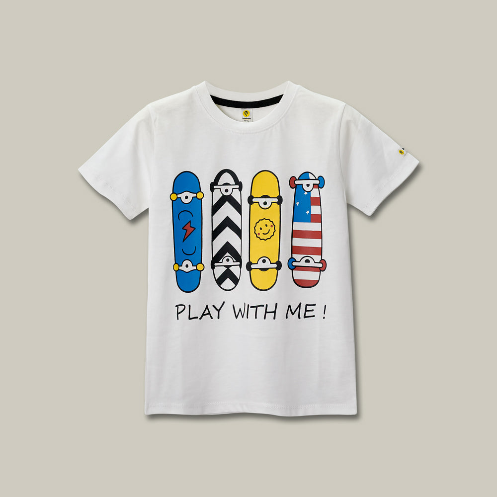 Play with me white&red twinset