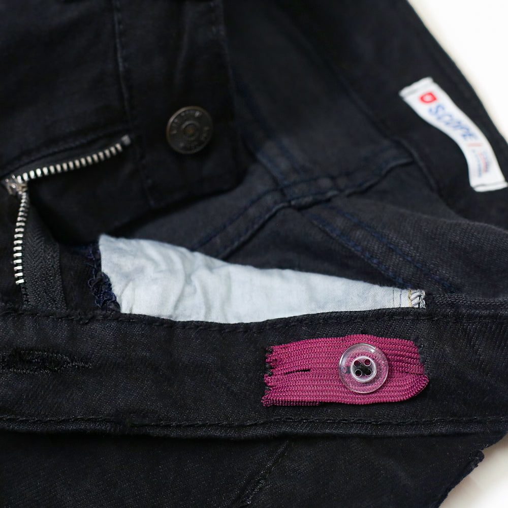 Jet Black 3Q Shorts