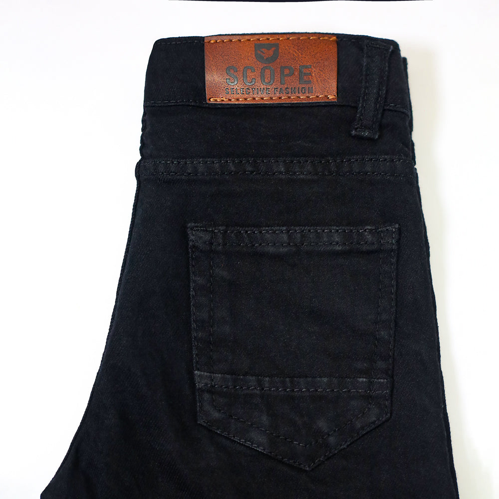 Jet Black 3Q Shorts