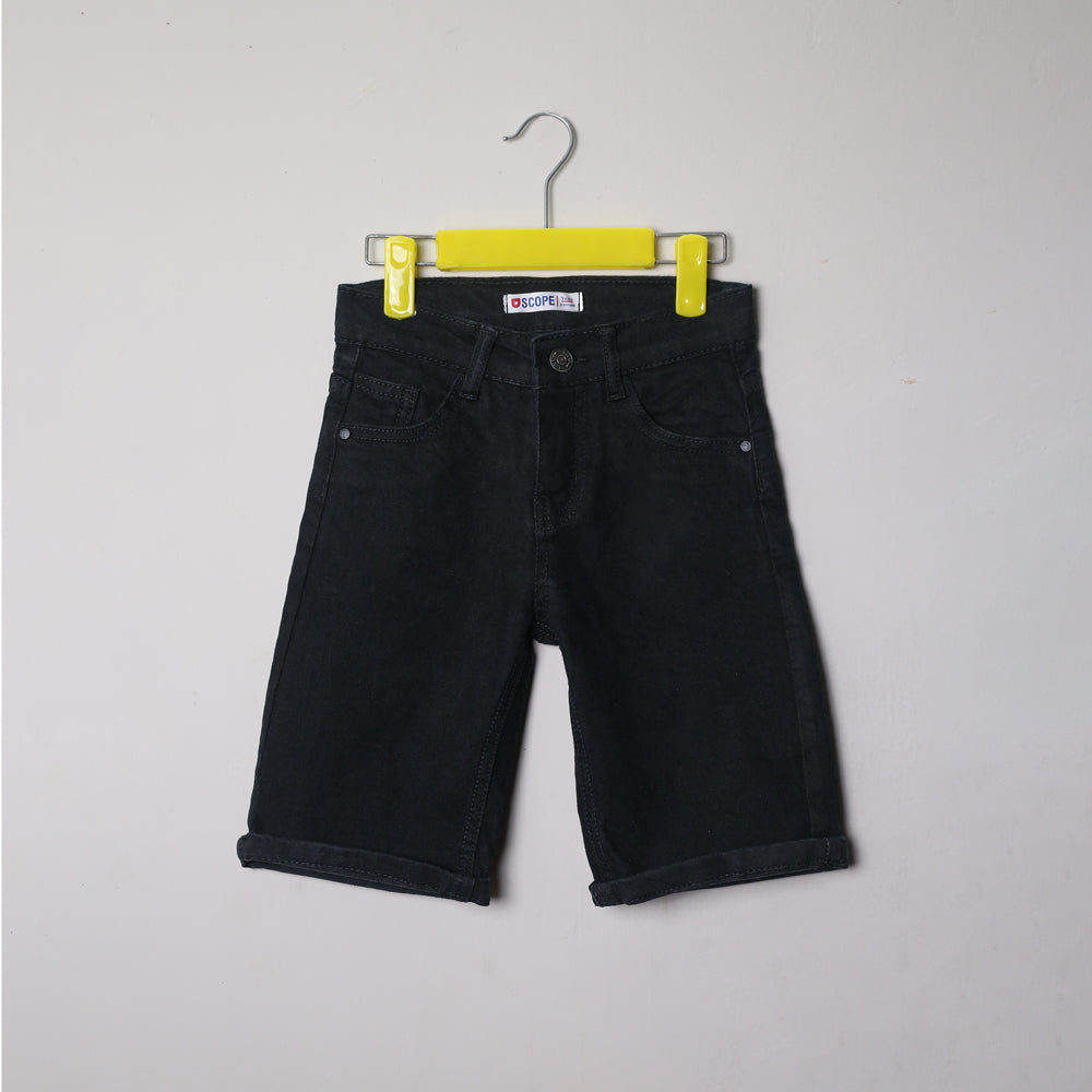 Jet black 3q shorts