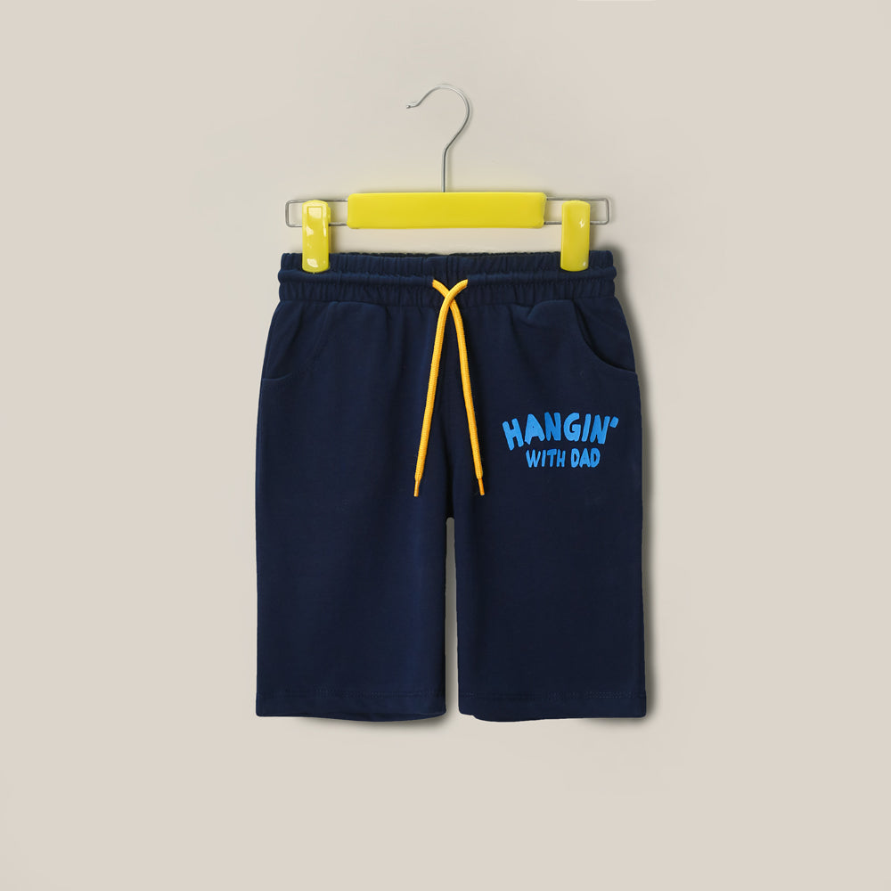 Hangin With Dad Navy Shorts