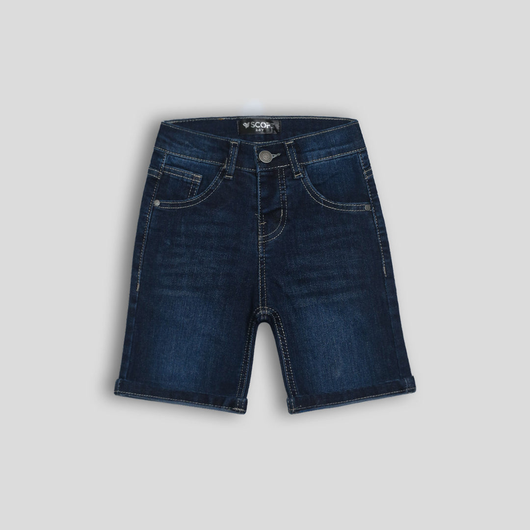 Dark Blue 3Q Shorts