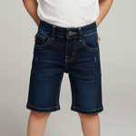 Load image into Gallery viewer, Dark Blue 3Q Shorts
