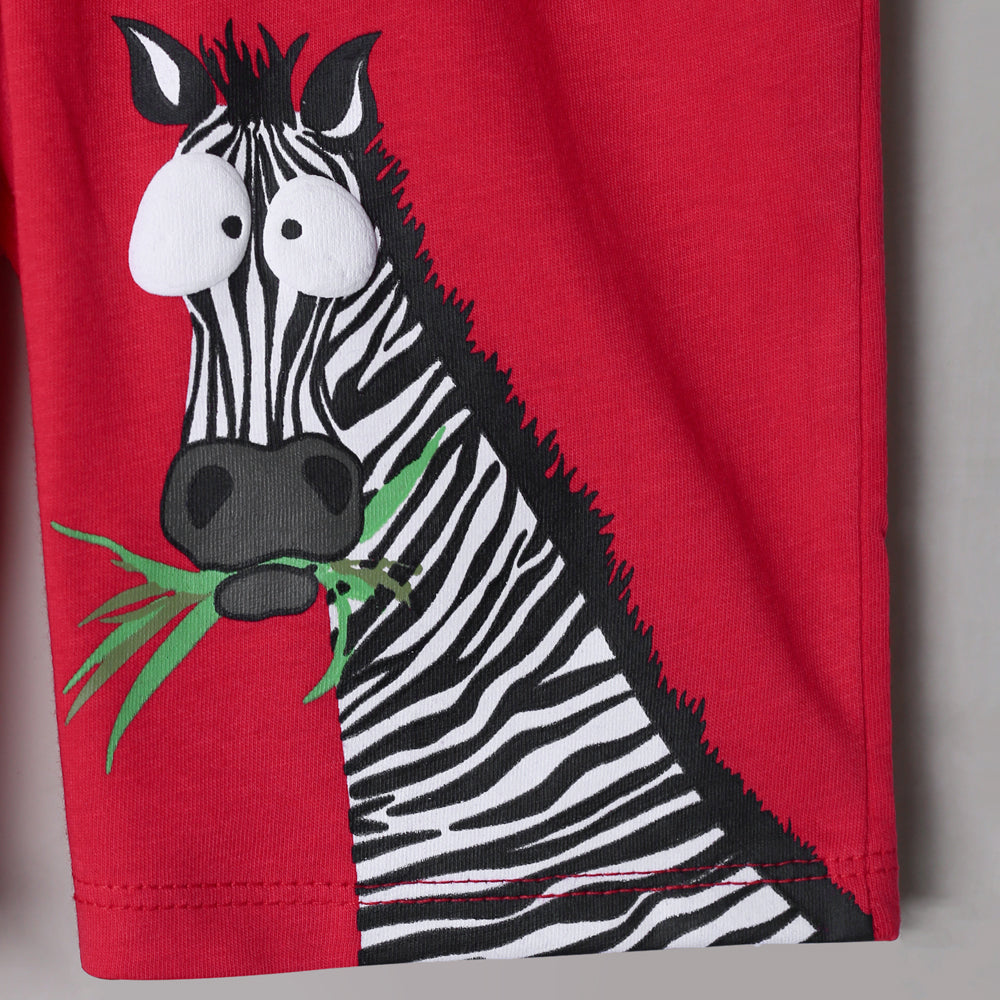 Cautious Zebra Red Set