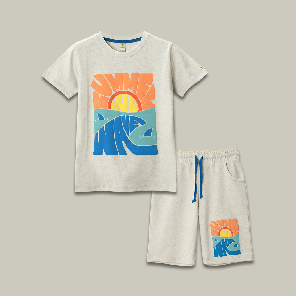 Summer wave oatmeal set