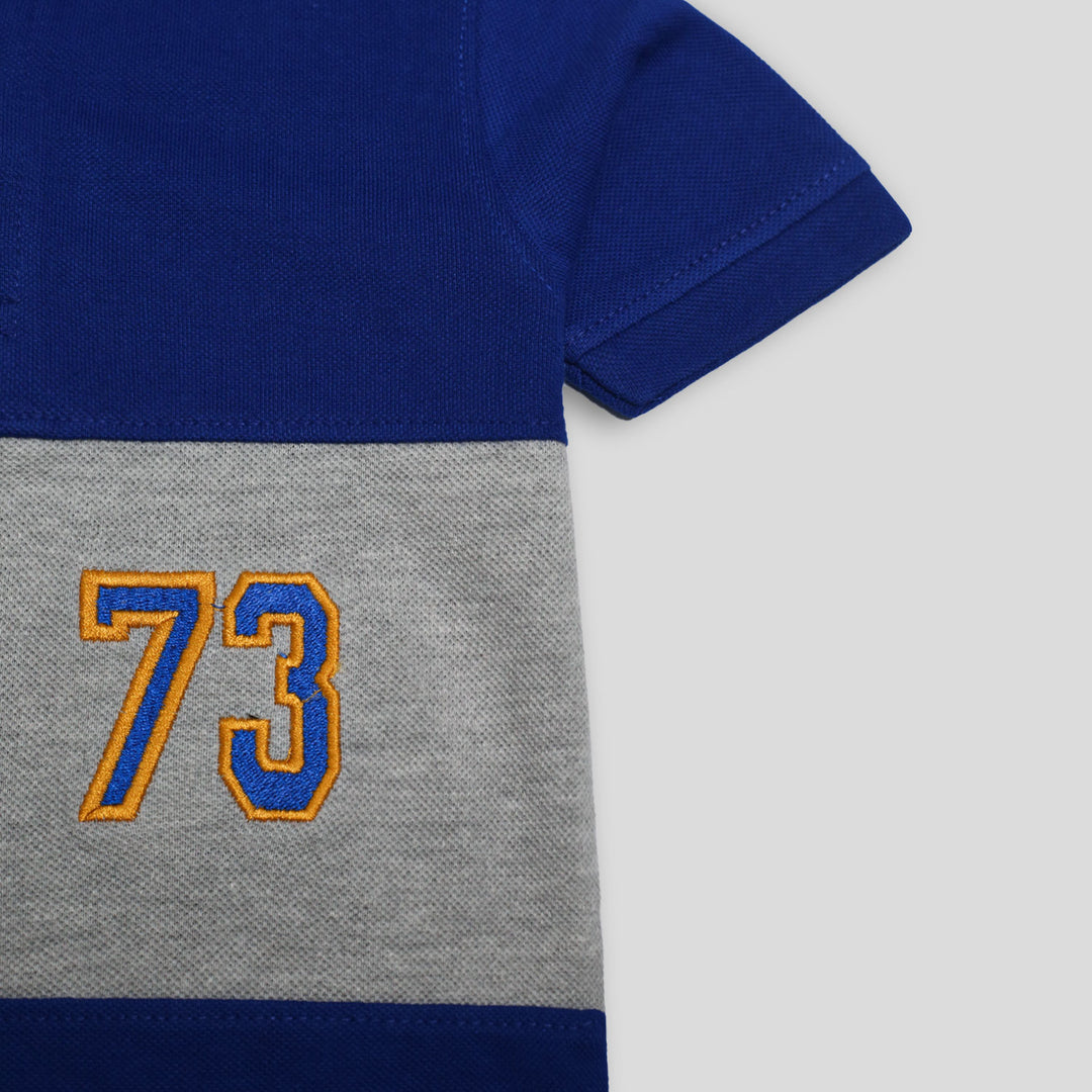 73 Blue&Grey Polo