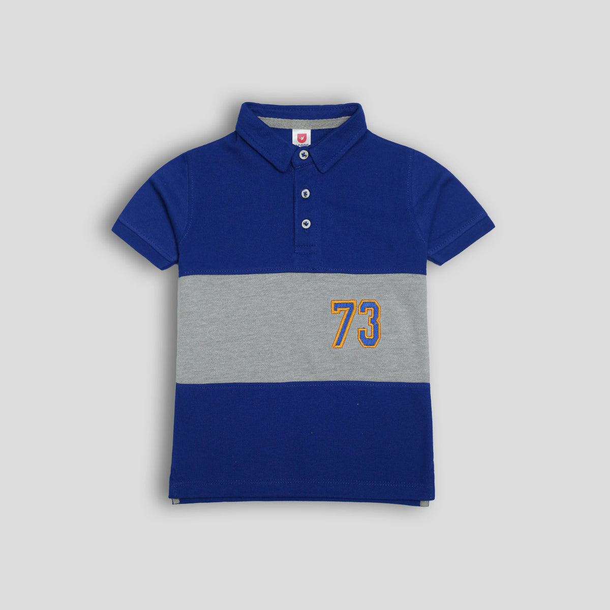 73 blue&grey polo