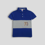 Load image into Gallery viewer, 73 Blue&amp;Grey Polo

