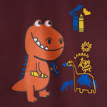 Load image into Gallery viewer, Dino Maroon Tee
