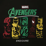 Load image into Gallery viewer, Avengers Black&amp;Green Raglan Tee
