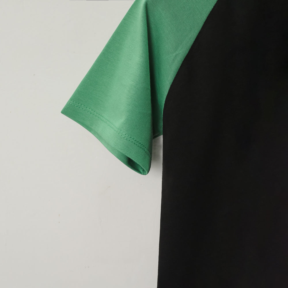 Avengers Black&Green Raglan Tee