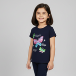 Load image into Gallery viewer, Happy Days Navy Tee
