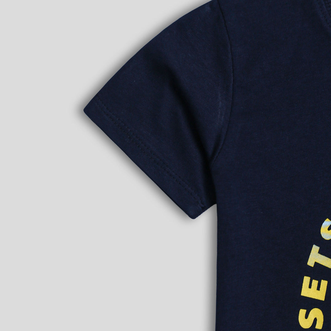 Sunsets Navy Twinset