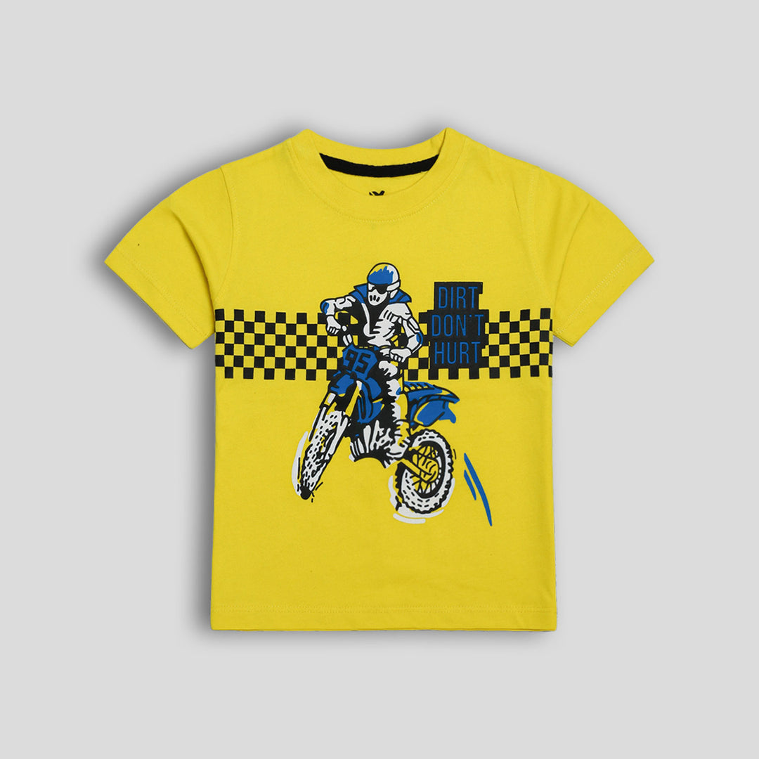 Trail Bike Yellow Tee