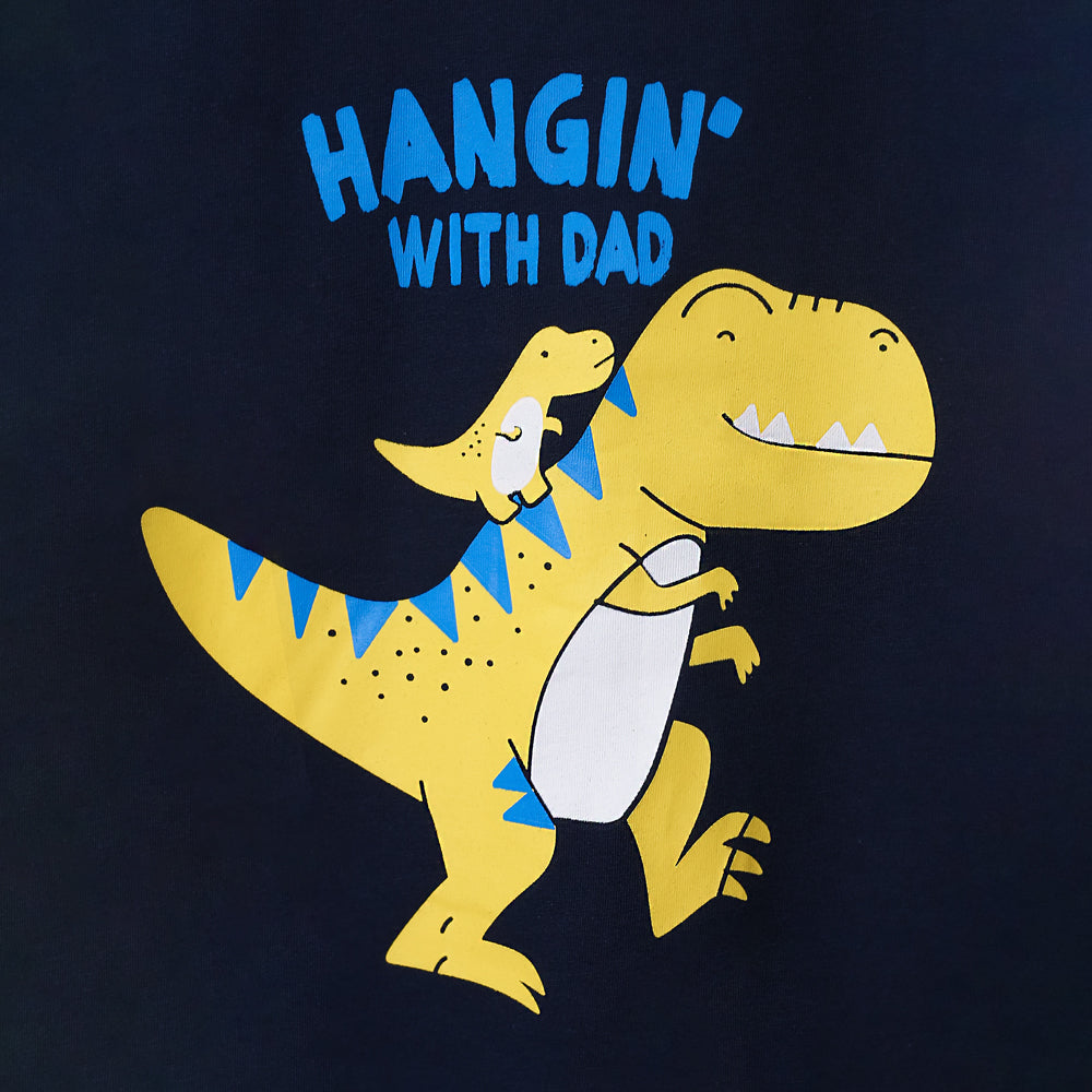 Hangin With Dad Navy Tee