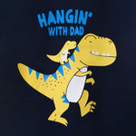 Load image into Gallery viewer, Hangin With Dad Navy Tee
