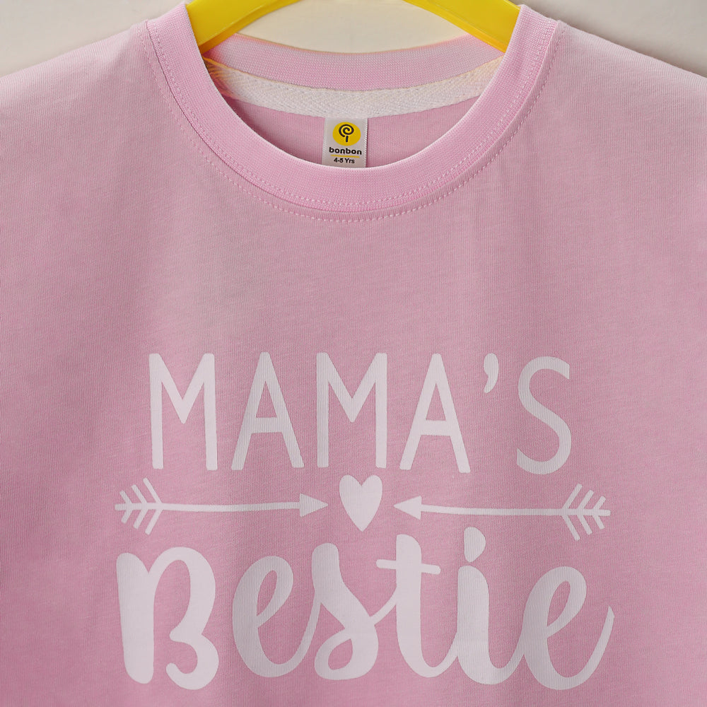 Mama's Bestie Pink PJ's