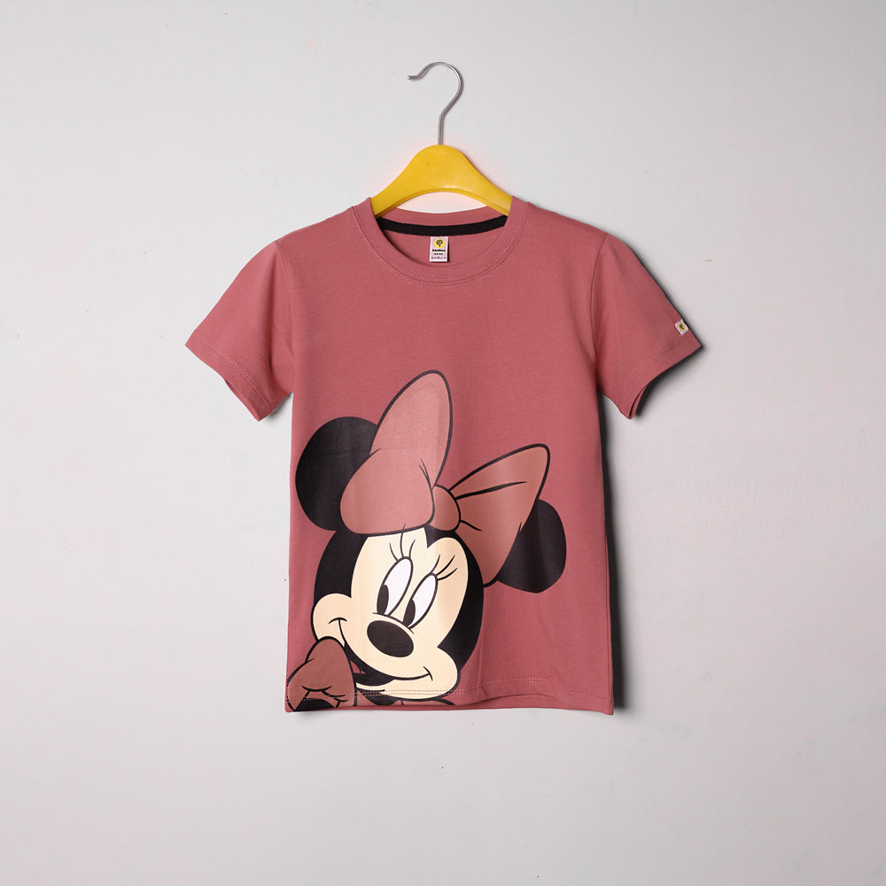 Minnie bubble gum tee