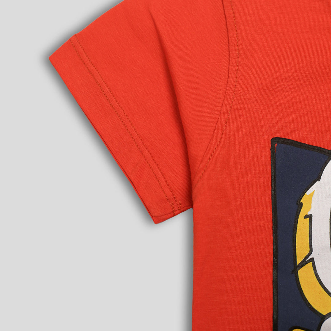 Off The Wall Orange Tee