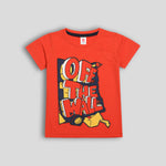 Load image into Gallery viewer, Off The Wall Orange Tee
