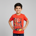 Load image into Gallery viewer, Off The Wall Orange Tee

