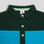 Load image into Gallery viewer, Green Colorblock Polo
